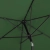 Parasol ogrodowy tarasowy okrągły uchylny z korbką śr. 270 cm zielony