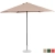 Parasol ogrodowy tarasowy okrągły śr. 270 cm kremowy