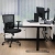 Krzesło fotel biurowy ergonomiczny z oparciem siatkowym i podparciem lędźwi maks. 150 kg