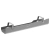 Półka maskownica organizer na kable pod biurko 600x135x108 mm SZARA