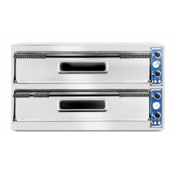Piec do pizzy podwójny Basic XXL 66 12 pizz 18000W - Hendi 226995