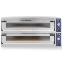 Piec do pizzy i ciasta TRAYS 99 drzwiczki przeszklone blachy piekarnicze 60x40cm 30.6kW 18 pizz śr. 35cm