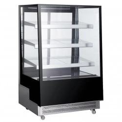 Witryna chłodnicza cukiernicza 3-półkowa jezdna LED 500L