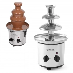 Czekoladowa fontanna do czekoladowego fondue stalowa 110W - Hendi 274101