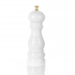 Młynek do pieprzu drewniany HELICOIL biały 180mm - Hendi 469286