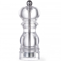 Młynek do mielenia pieprzu przypraw HELICOIL przeźroczysty wys. 140mm - Hendi 469316