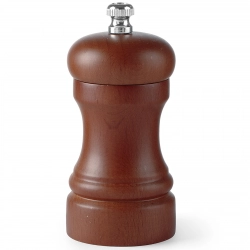 Młynek do soli drewniany drewno ciemne 100mm Hendi 469484