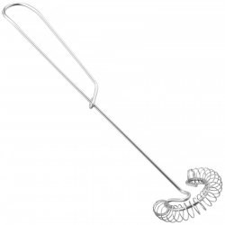 Rózga trzepaczka spiralna kuchenna z uchwytem stalowym dł. 260 mm - Hendi 509487