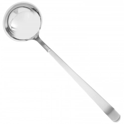 Chochla chochelka do zupy sosu Buffet Supreme 85x308mm  90ml