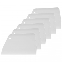 Skrobka cukiernicza do ciasta TRAPEZ 136x97mm - ZESTAW 6szt.  - HENDI 554135