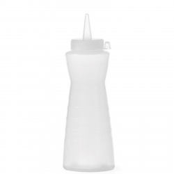 Dyspenser dozownik do sosów zimnych Easy Squeeze 600ml przeźroczysty - Hendi 558447