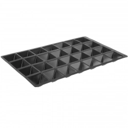 Foremki silikonowe nieprzywierające do pieczenia PYRAMIDE GN 1/1 Hendi 676370