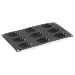 Foremki silikonowe nieprzywierające do pieczenia do 260C MADELEINES 176x300mm GN1/3 - Hendi 676707