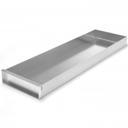 Blacha aluminiowa cukiernicza zamykana podłużna 580x200x(H)50mm Hendi 689868