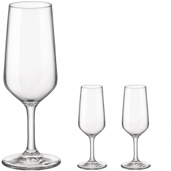 Kieliszek do szampana VERSO 225ml - zestaw 3szt.
