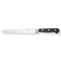 Profesjonalny nóż do szynki i łososia kuty ze stali Kitchen Line 215 mm - Hendi 781326