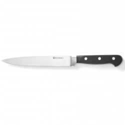 Profesjonalny nóż rzeźniczy do mięsa kuty ze stali Kitchen Line 200 mm - Hendi 781340