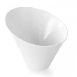 Miseczka dekoracyjna skośna porcelana 138x138x118mm - Hendi 785652