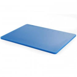 Deska do krojenia HACCP z miarką Perfect Cut niebieska - Hendi 826423