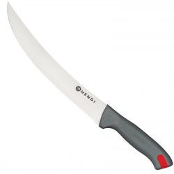 Nóż do trybowania i filetowania mięsa zakrzywiony 210 mm HACCP Gastro - Hendi 840399