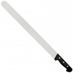 Nóż do kebaba gyrosa gładki dł. 550 mm SUPERIOR - Hendi 841402