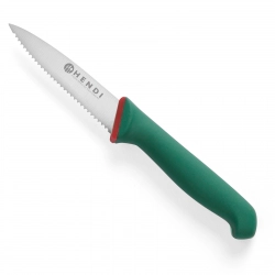 Nóż do obierania z ząbkowanym ostrzem Green Line 205mm Hendi 843352