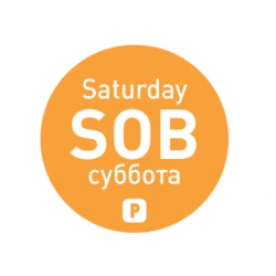 Jednorazowe naklejki food safety na pojemniki Sobota PL RU EN 2000 szt. Hendi 850053
