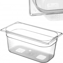 Pojemnik spożywczy z tritanu BPA free GN 1/9 wys. 100 mm - Hendi 869727