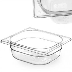 Pojemnik spożywczy z tritanu BPA free GN 1/6 wys. 65 mm - Hendi 869635
