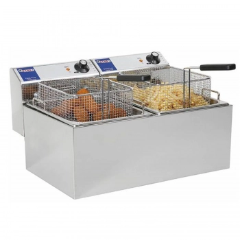 Frytownica gastronomiczna Mastercook 7kW 230V 2 x 8L - Hendi 207307