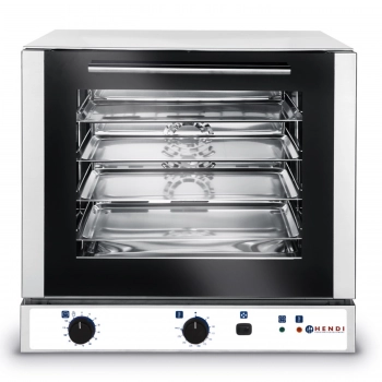 Piec konwekcyjny z nawilżaniem na 4 blachy 2800W 230V - Hendi 225028