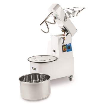 Miesiarka spiralna planetarna ze stałą dzieżą do ciasta 230V 370W 10L - Hendi 226315