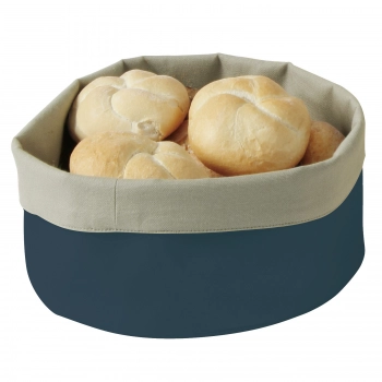 Koszyk worek do pieczywa okrągły śr. 25cm ciemnoniebieski - Hendi 429051