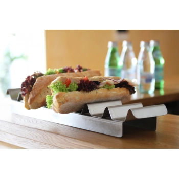 Stojak ekspozytor stalowy do kanapek i Hot Dogów - Hendi 429419