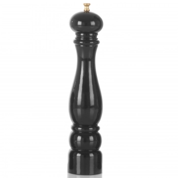 Młynek do pieprzu drewniany HELICOIL czarny 300mm - Hendi 469132