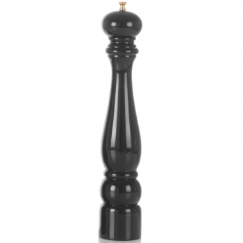 Młynek do pieprzu drewniany HELICOIL czarny 400mm - Hendi 469149