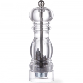 Młynek do mielenia pieprzu przypraw HELICOIL przeźroczysty wys. 180mm - Hendi 469323