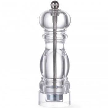 Młynek do mielenia pieprzu przypraw HELICOIL przeźroczysty wys. 180mm - Hendi 469323
