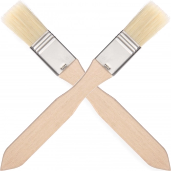 Pędzelek cukierniczy do smarowanai płaski 20x210mm ZESTAW 2szt. - HENDI 515228