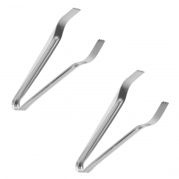 Szczypce do lodu ze stali nierdzewnej 180mm zestaw 2 szt - Hendi 523520
