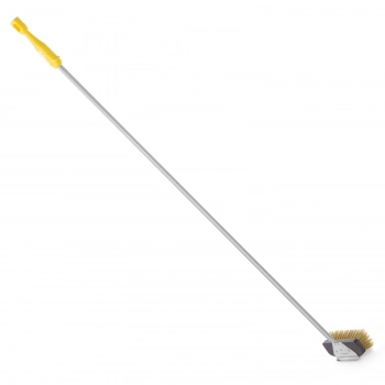 Szczotka do pieca do pizzy z mosiężnym miękkim włosiem zaokrąglona 150x55x(H)1700mm Lilly Codroipo Hendi 525685