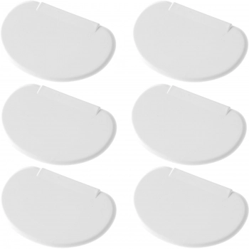 Skrobka cukiernicza do ciasta PÓŁOKRĄGŁA 159x103mm - ZESTAW 6szt.  - HENDI 554159