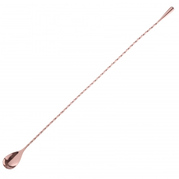 Łyżka barmańska miedziana długa do drinków 450mm Hendi 593325