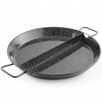 Patelnia do paelli emaliowana dzielona na 2 części śr. 43 cm - Hendi 622759