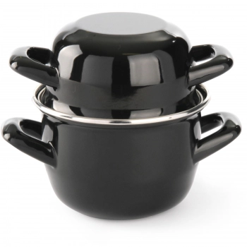 Garnek do sosów z pokrywką 0,8 l śr. 12 cm - Hendi 625606