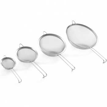 Sito sitko kuchenne stalowe nierdzewne gęste śr. 250mm  - HENDI 638903