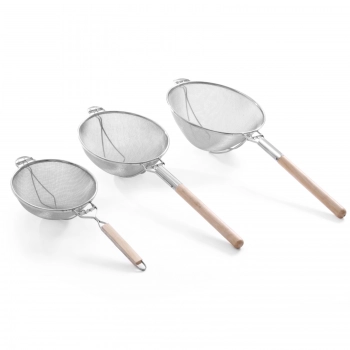 Sito profesjonalne z podwójną siatką stalowe śr. 360 mm - Hendi 639023