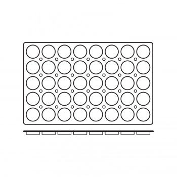 Foremki silikonowe nieprzywierające do pieczenia FLORENTINS 600x400mm Hendi 676196