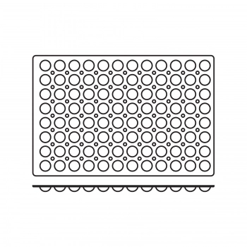 Foremki silikonowe nieprzywierające do pieczenia SEMI-SPHERE 600x400mm Hendi 676325