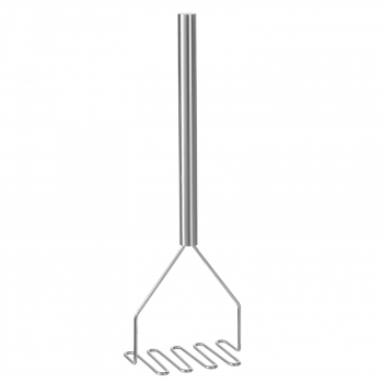 Ubijak tłuczek do ziemniaków puree profesjonalny ze stali nierdzewnej dł. 710mm - Hendi 693216